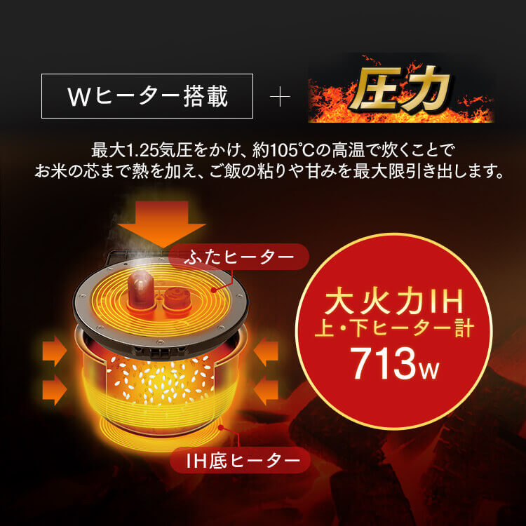 アイリスオーヤマ 圧力IH炊飯器 おすすめ ふるさと納税 お得 RC-PDA50-B 評判 口コミ 体験談 返礼品 満足度 お得 レビュー 美味しい お買い得 圧力IH炊飯器 おすすめ ふるさと納税 RC-PDA50-B